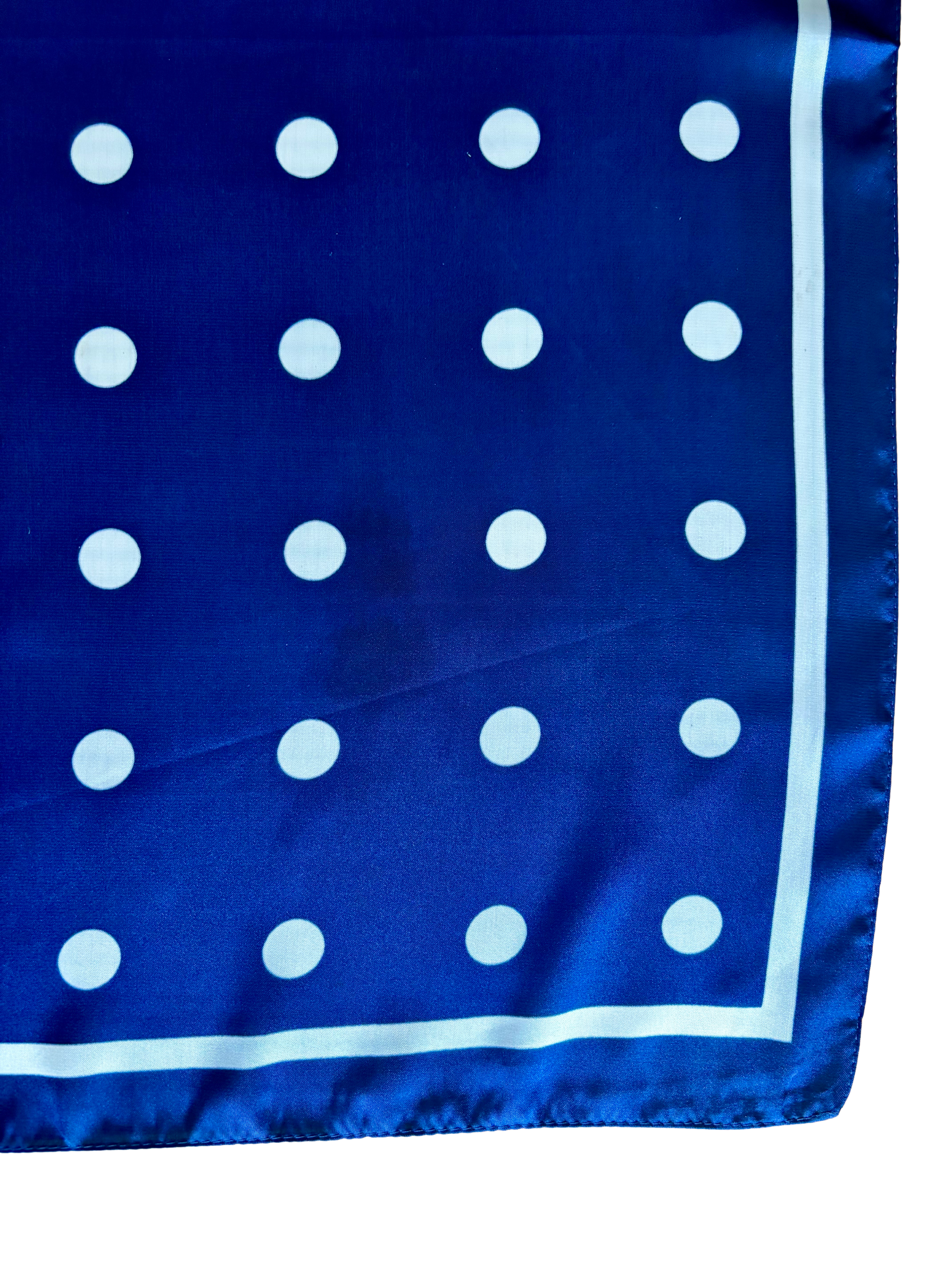 Foulard Concorde - bleu nuit et blanc