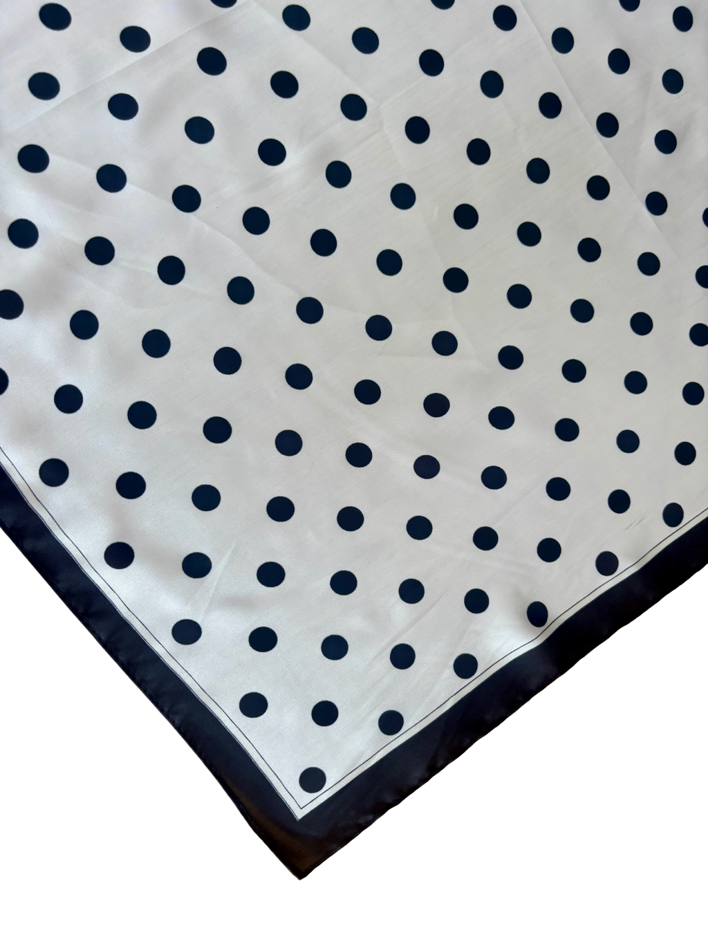 Foulard Alma - blanc et noir