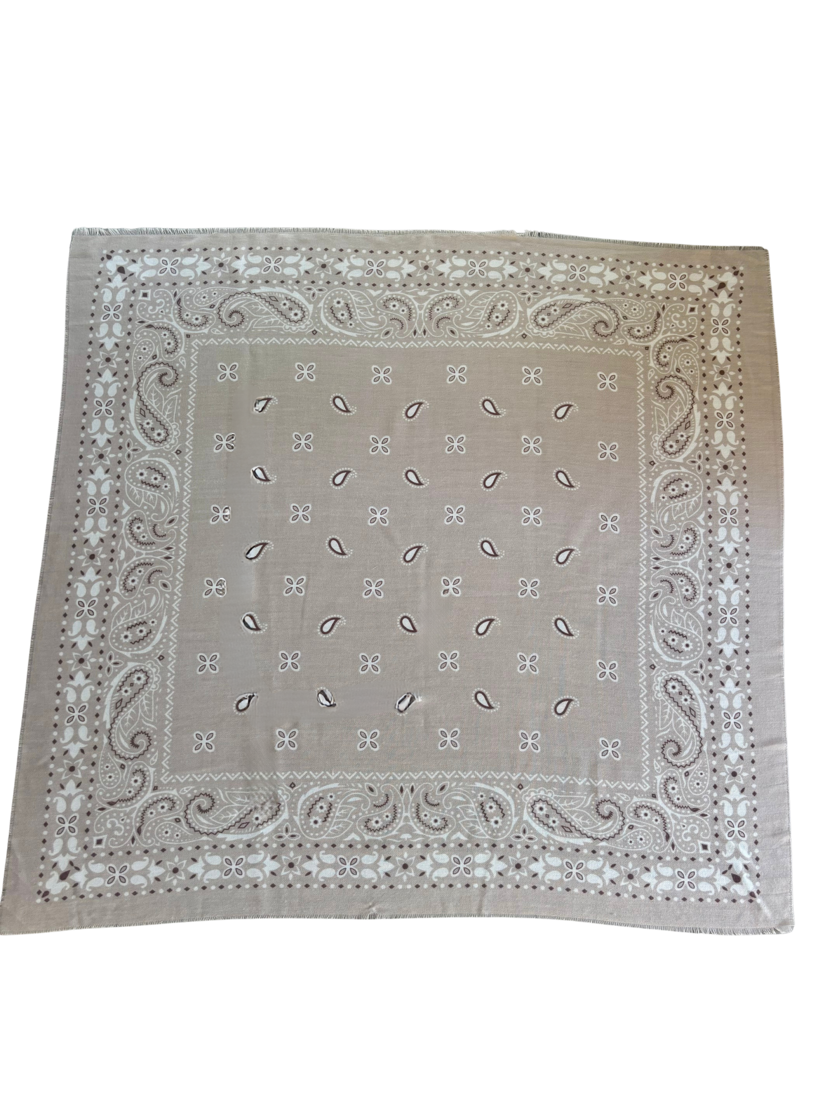 Bandana Cosy Beige / blanc