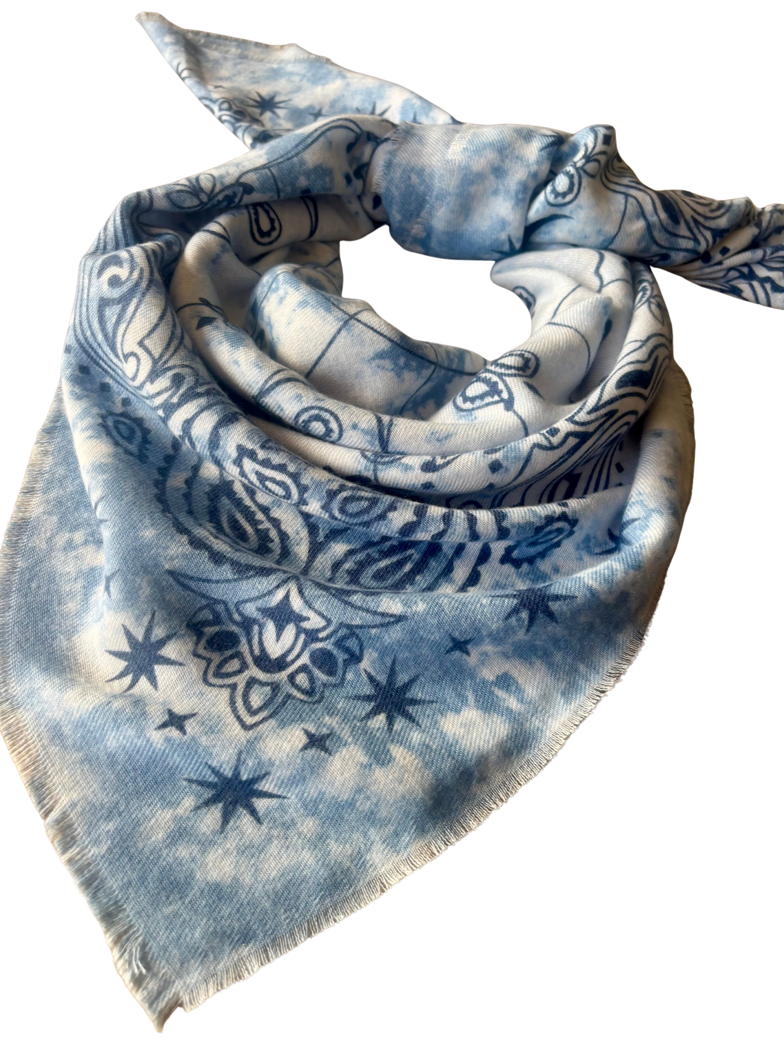 Bandana Équinoxe bleu