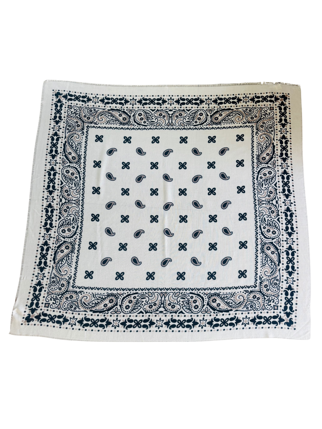 Bandana Cosy - blanc / marine