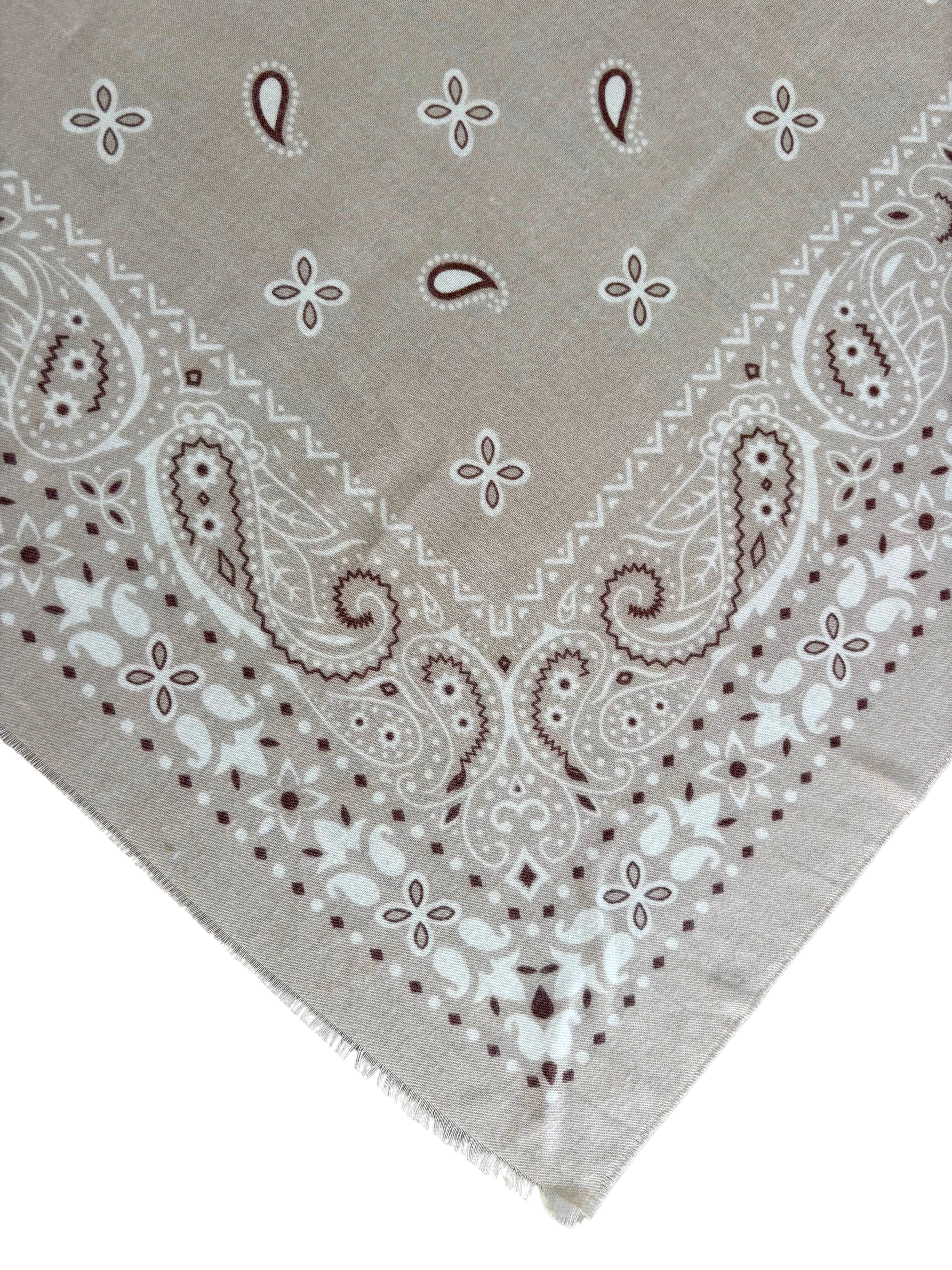 Bandana Cosy Beige / blanc