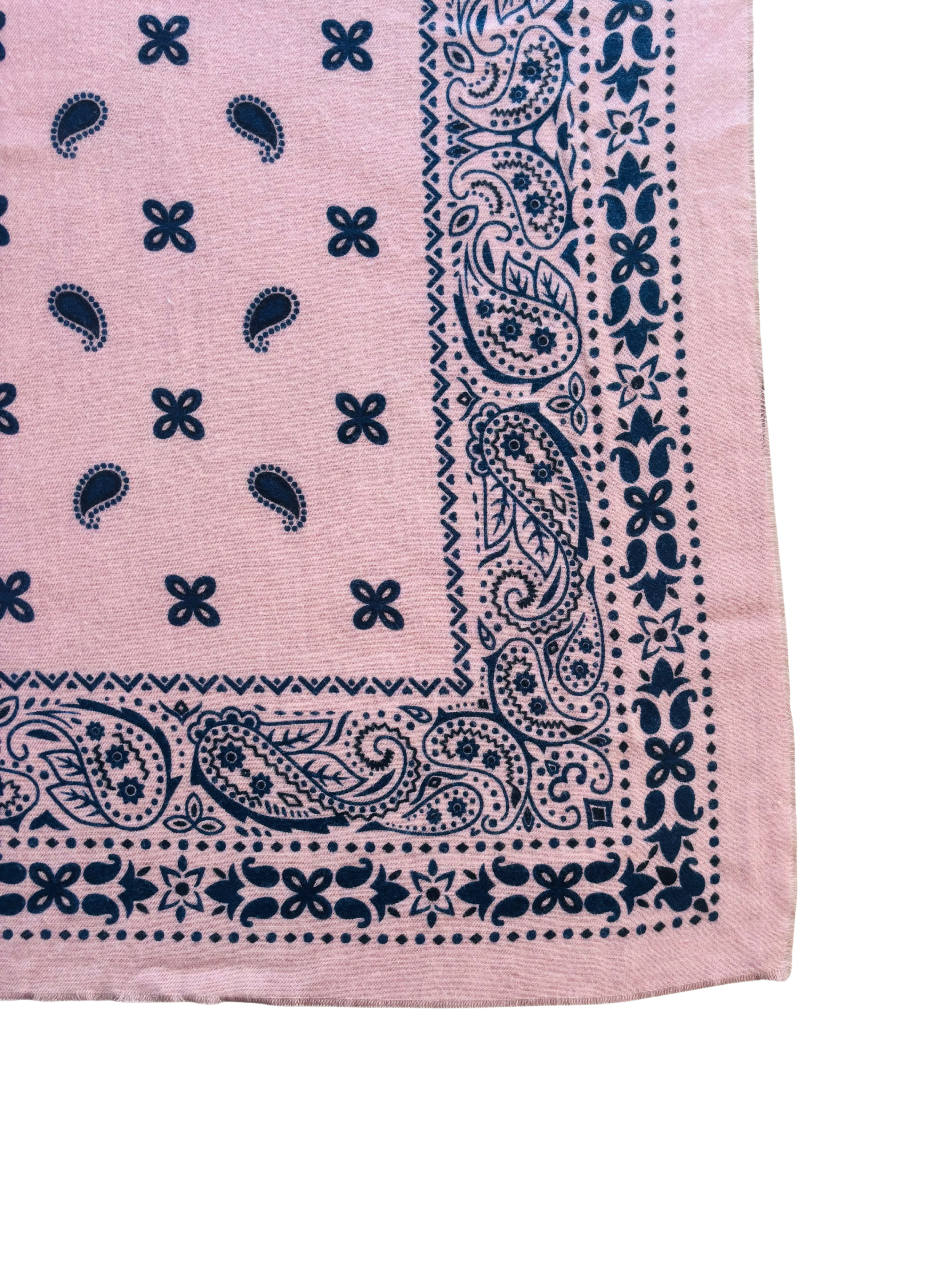 Bandana Cosy - vieux rose / marine