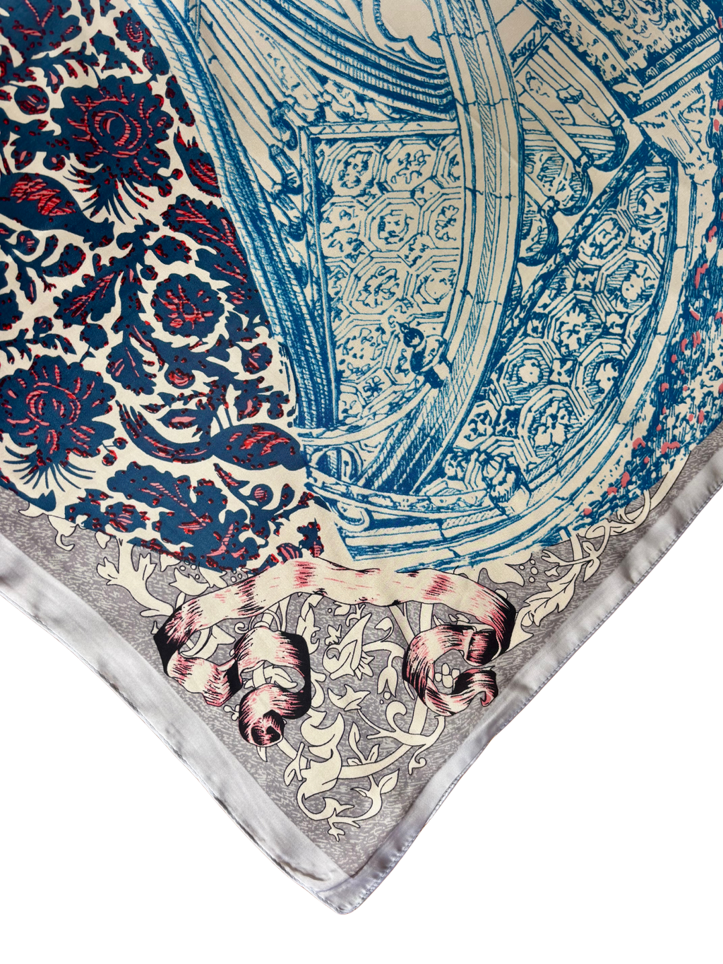 Foulard La Papesse - bleu