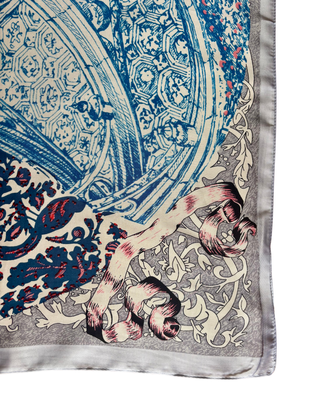 Foulard La Papesse - bleu