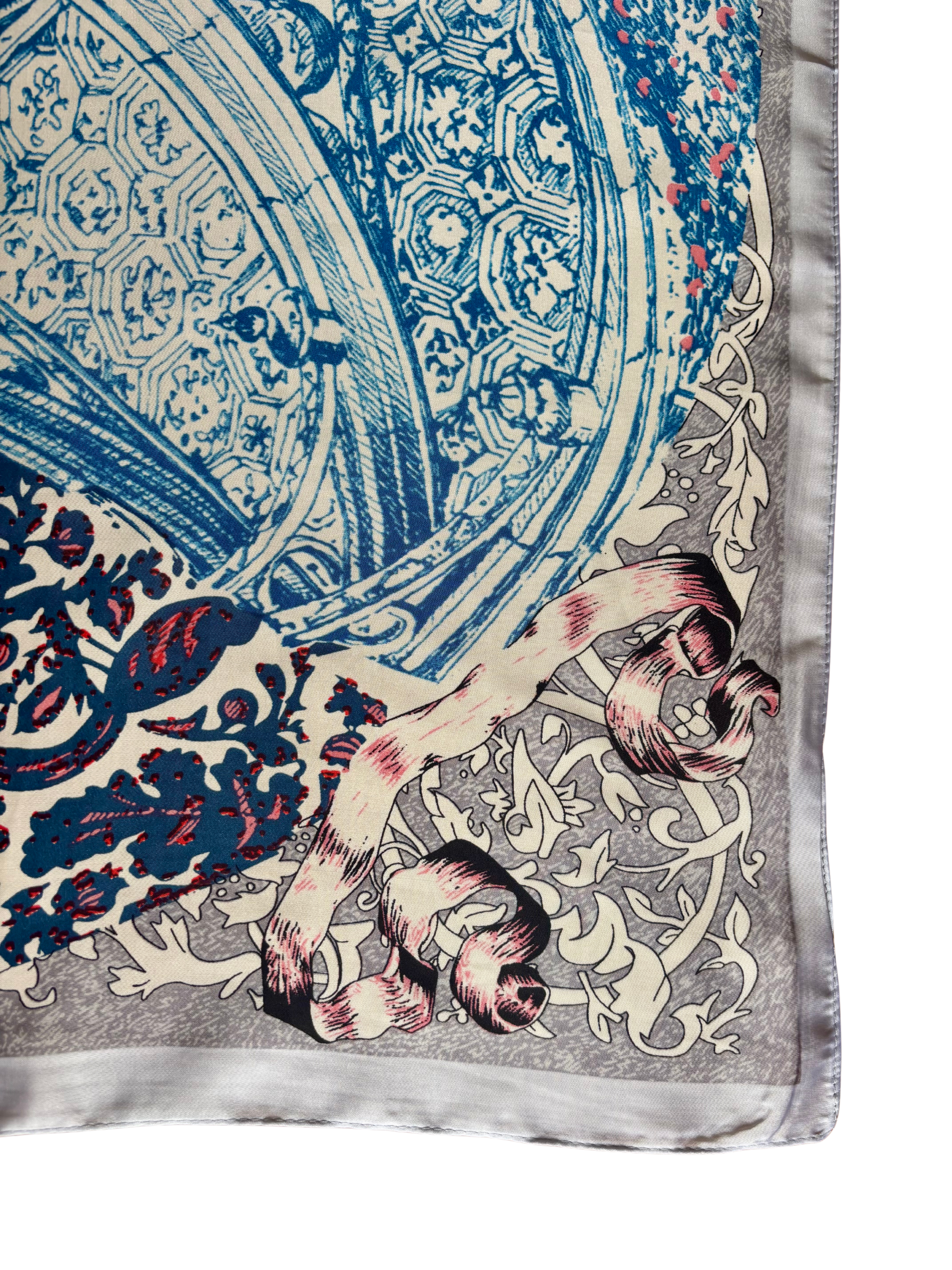 Foulard La Papesse - bleu