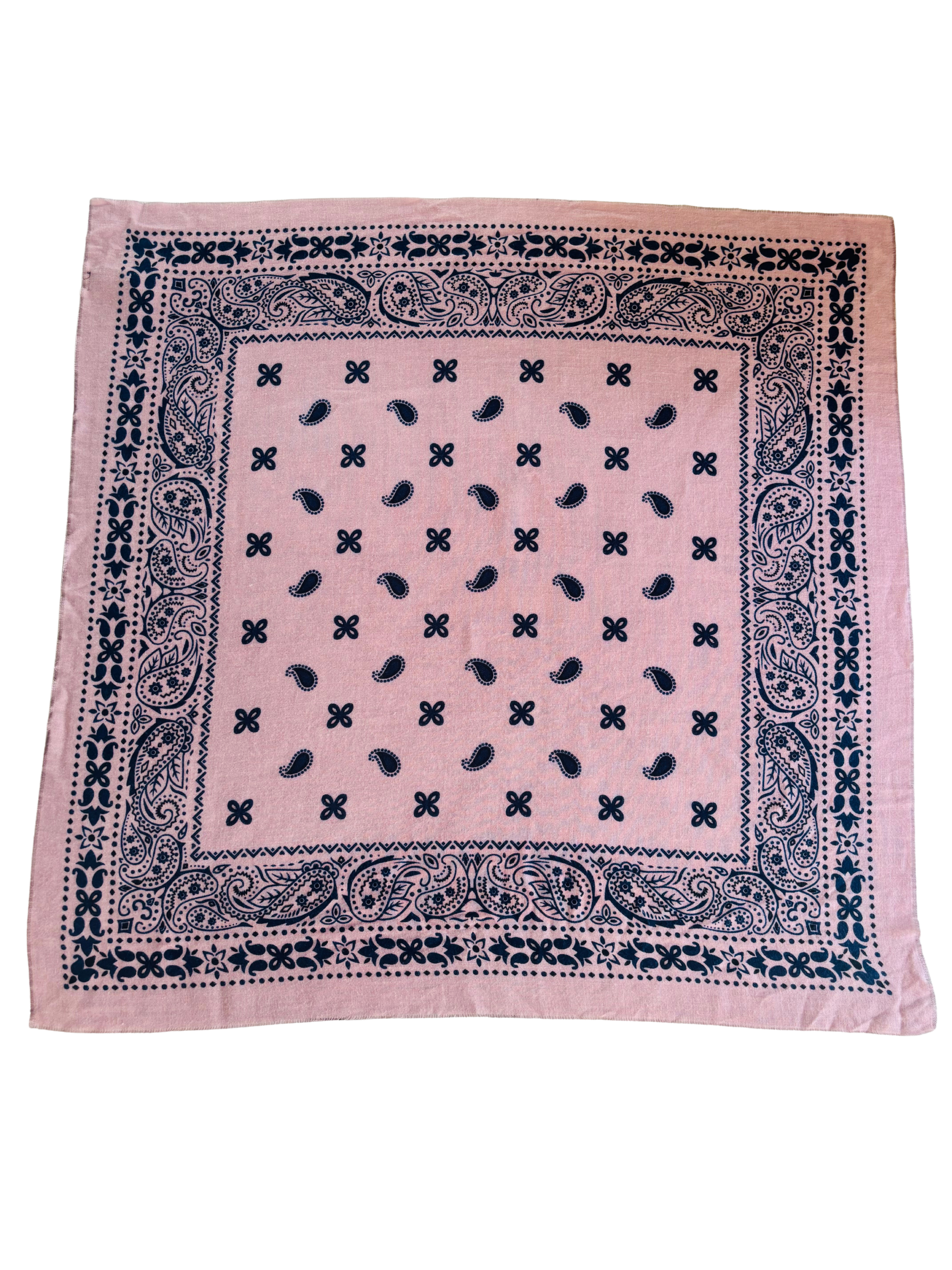 Bandana Cosy - vieux rose / marine