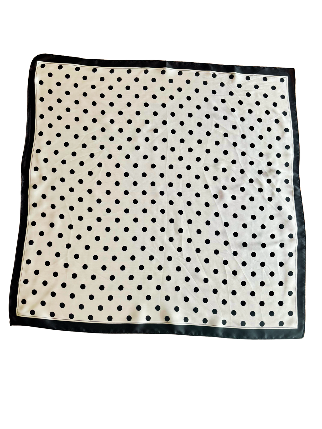 Foulard Alma - blanc et noir