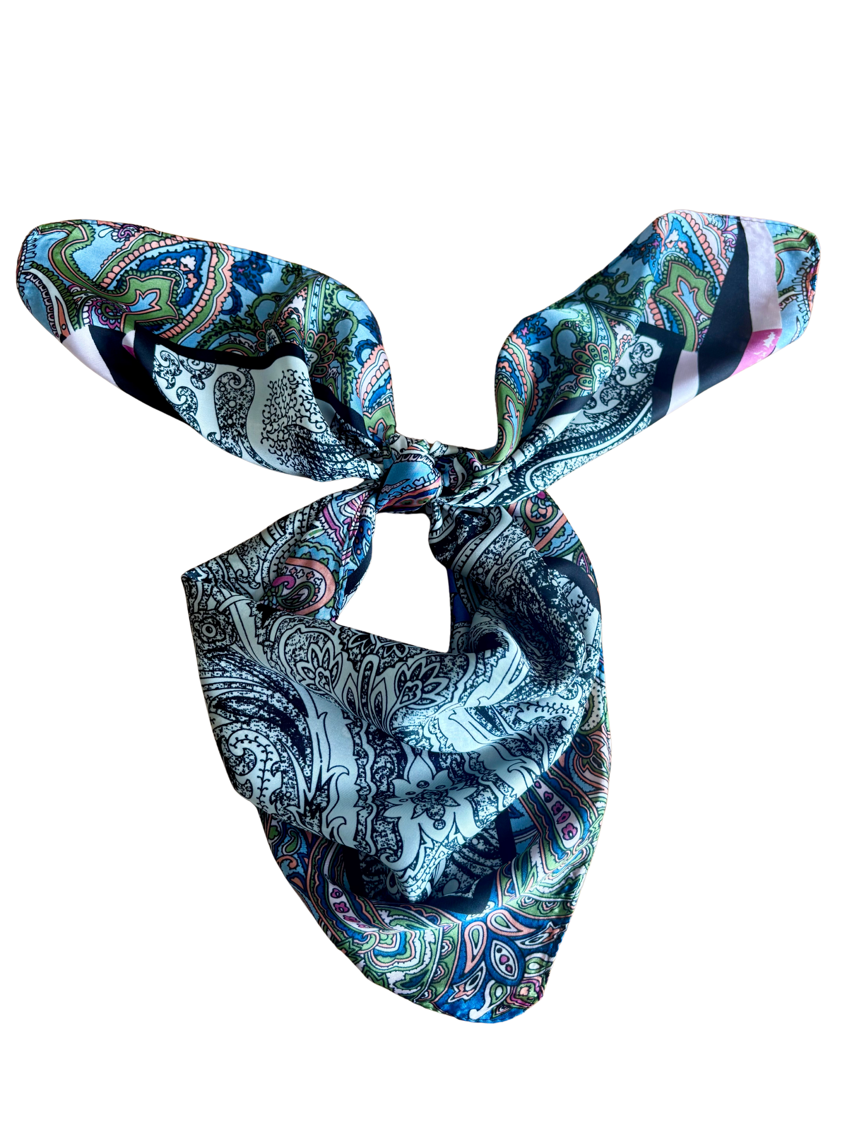 Foulard Matignon - bleu
