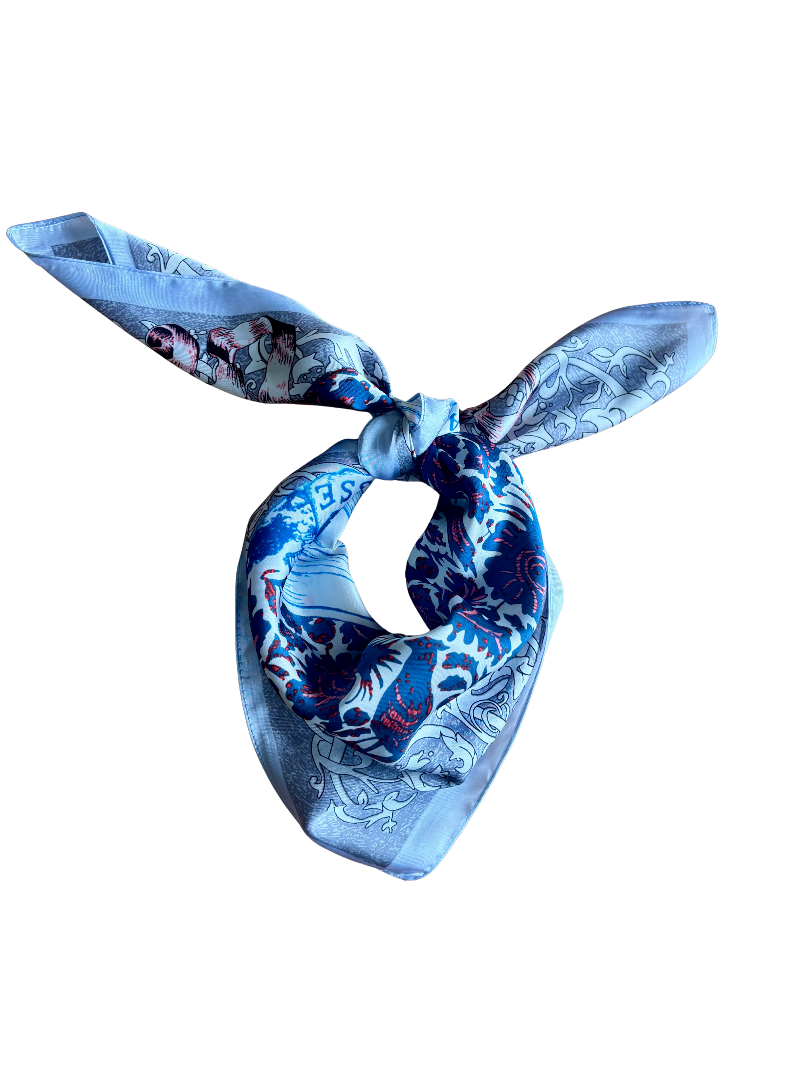 Foulard La Papesse - bleu