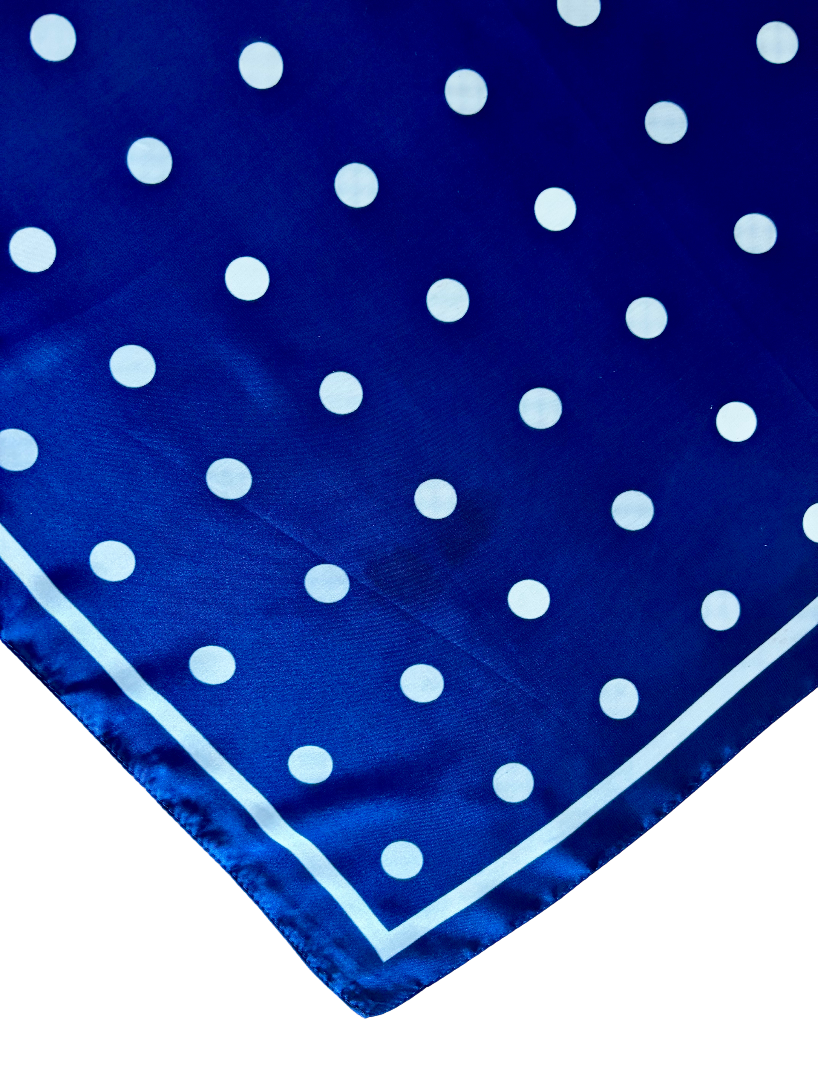 Foulard Concorde - bleu nuit et blanc