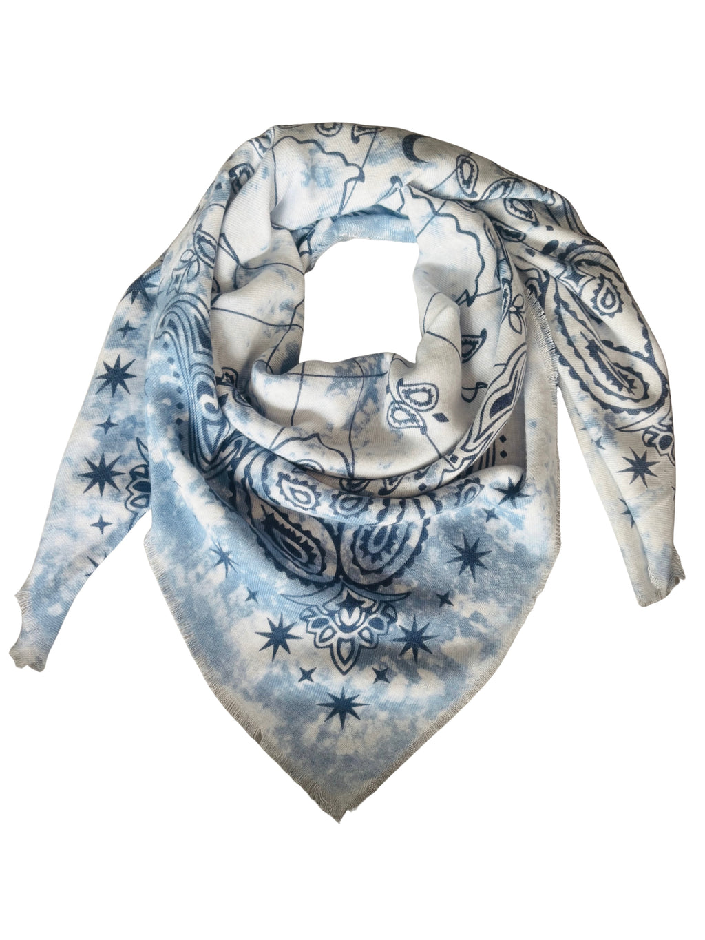 Bandana Équinoxe bleu