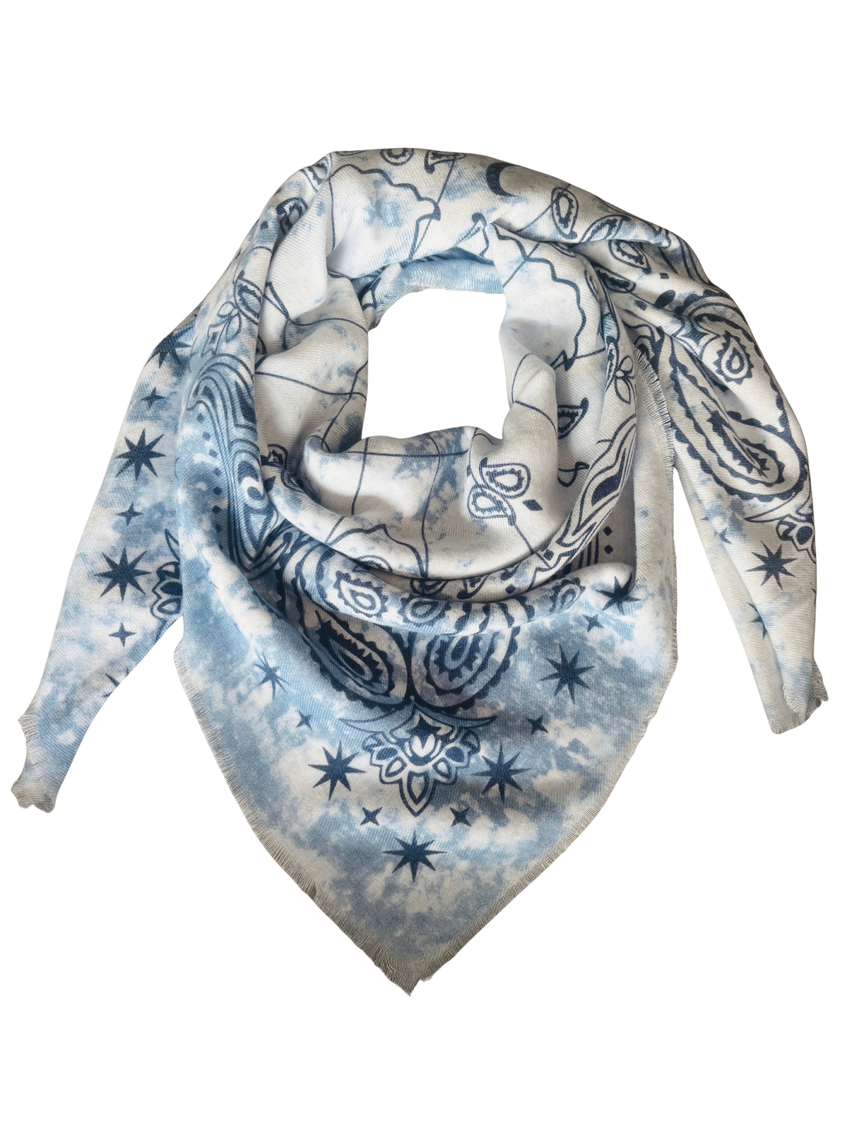 Bandana Équinoxe bleu