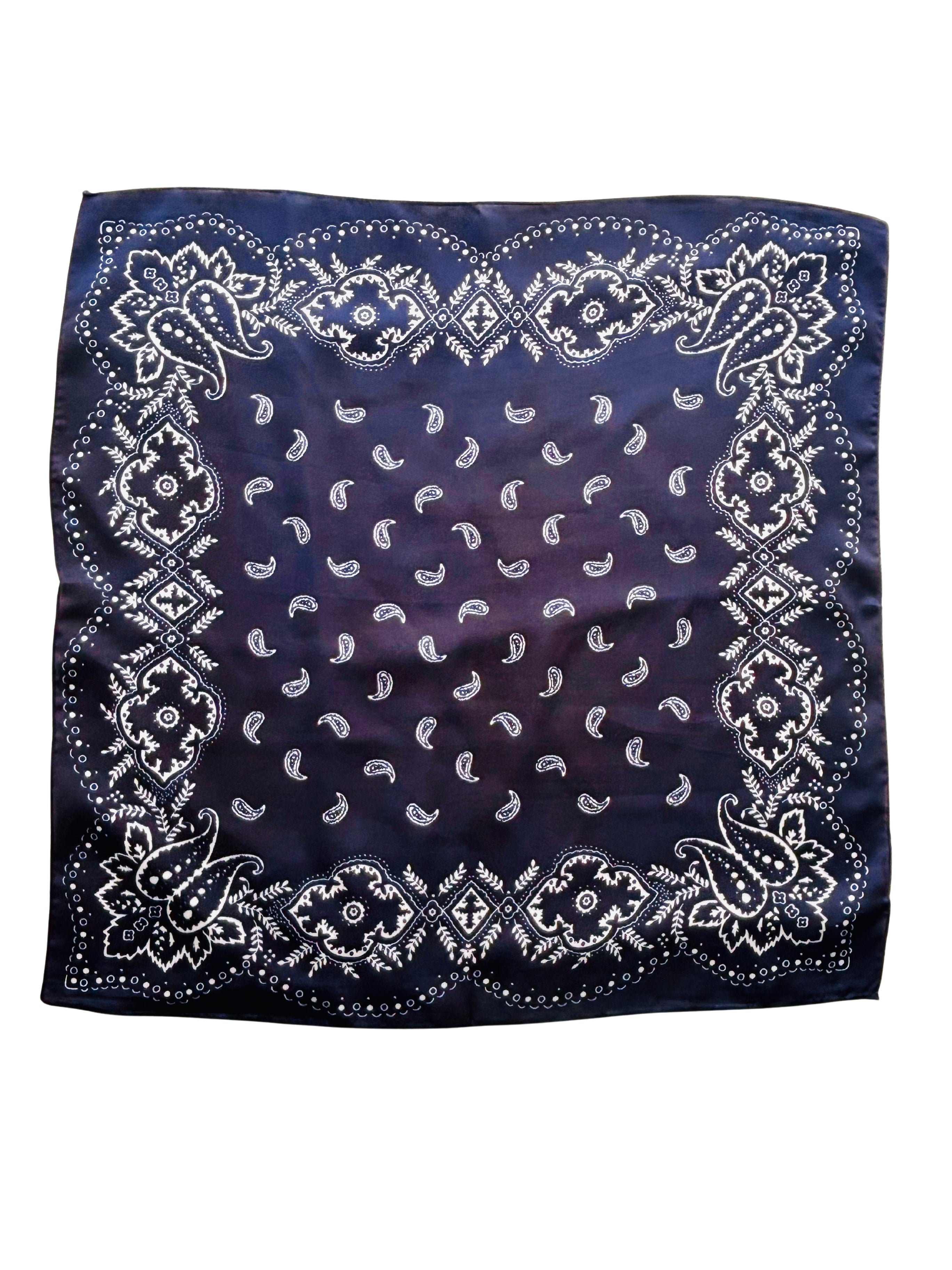 Bandana style - bleu nuit