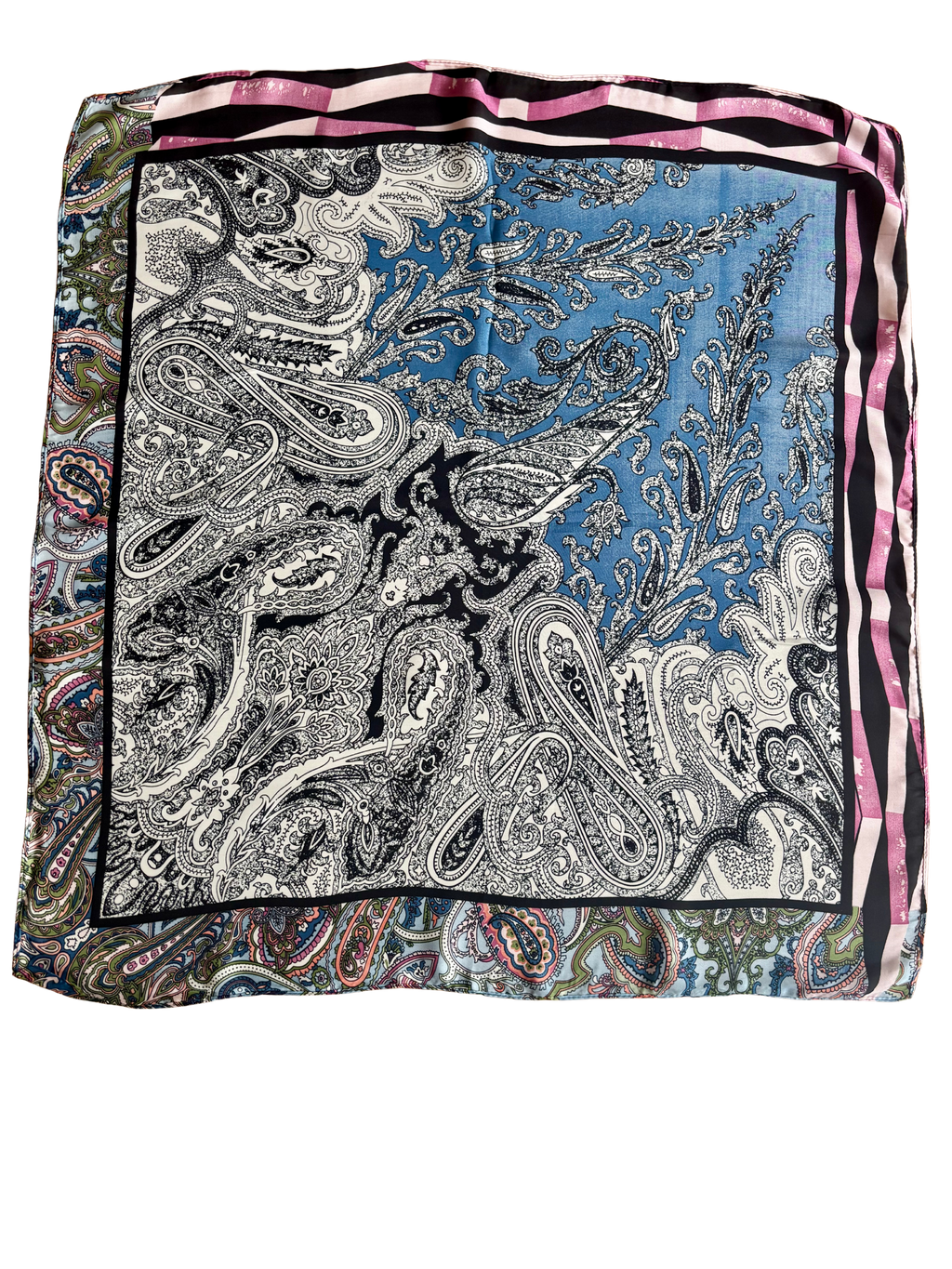 Foulard Matignon - bleu