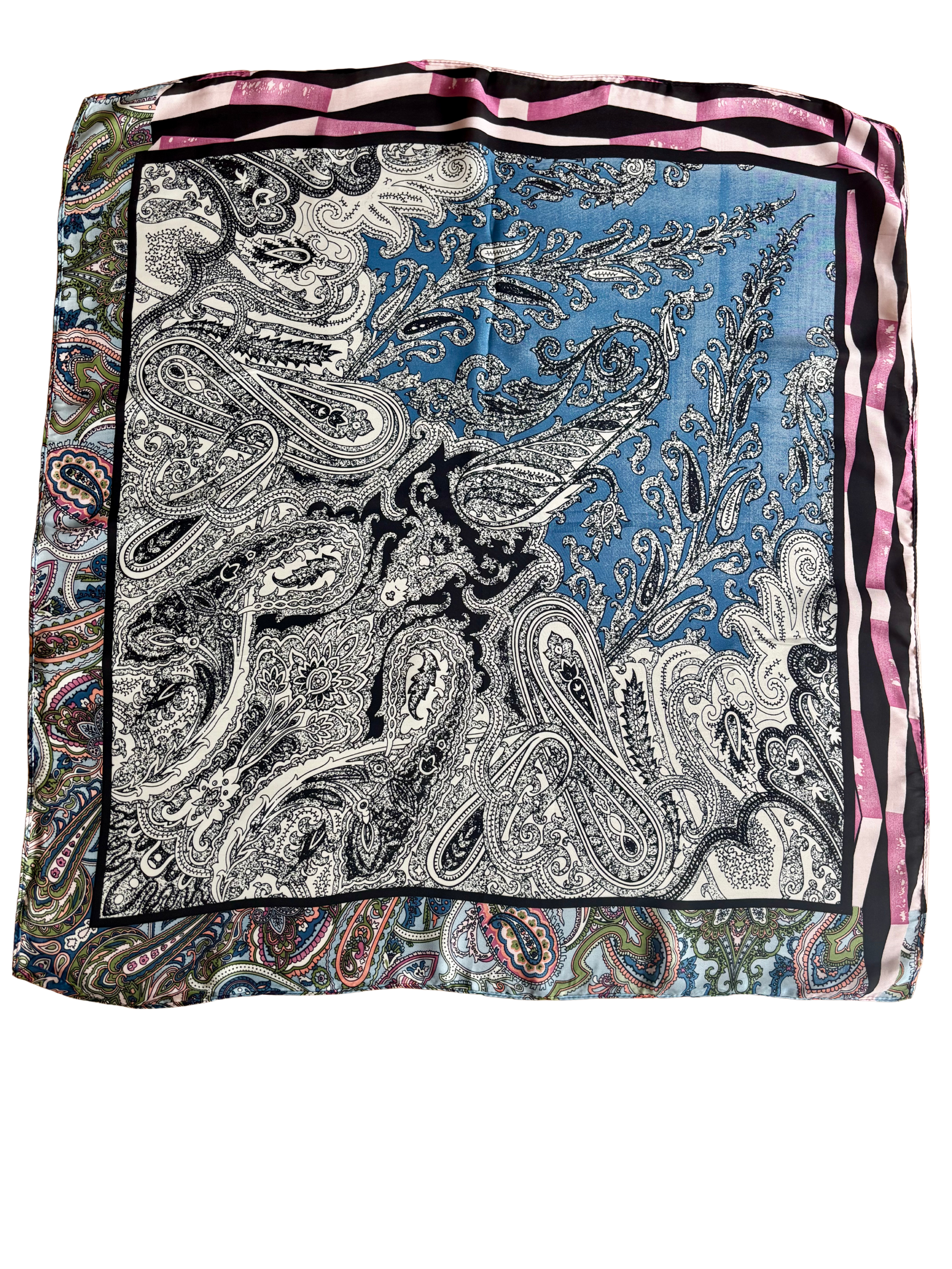 Foulard Matignon - bleu