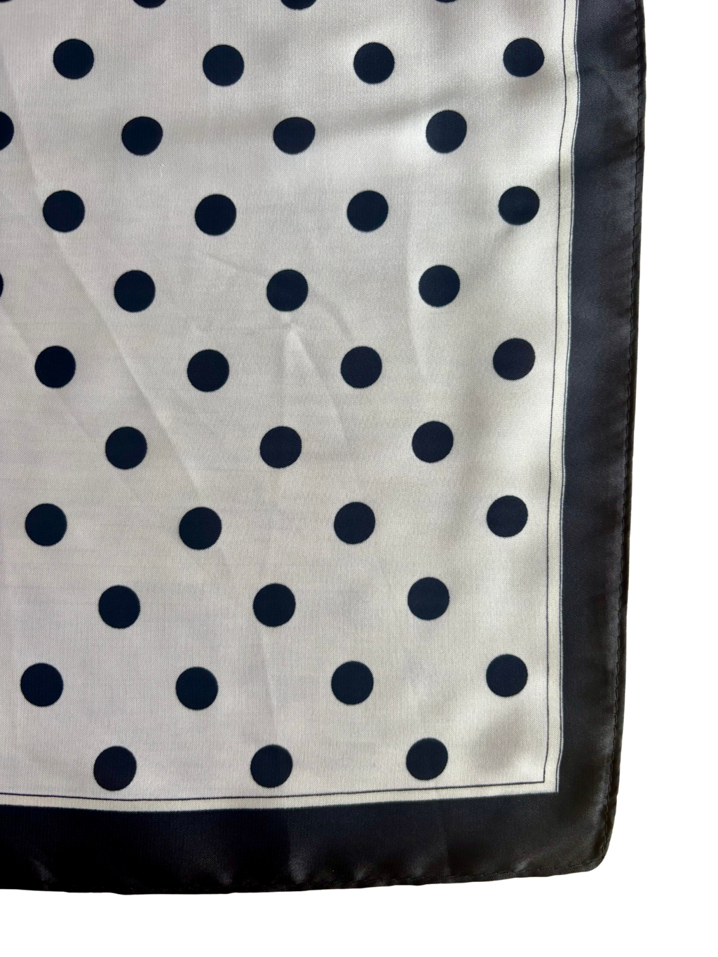 Foulard Alma - blanc et noir