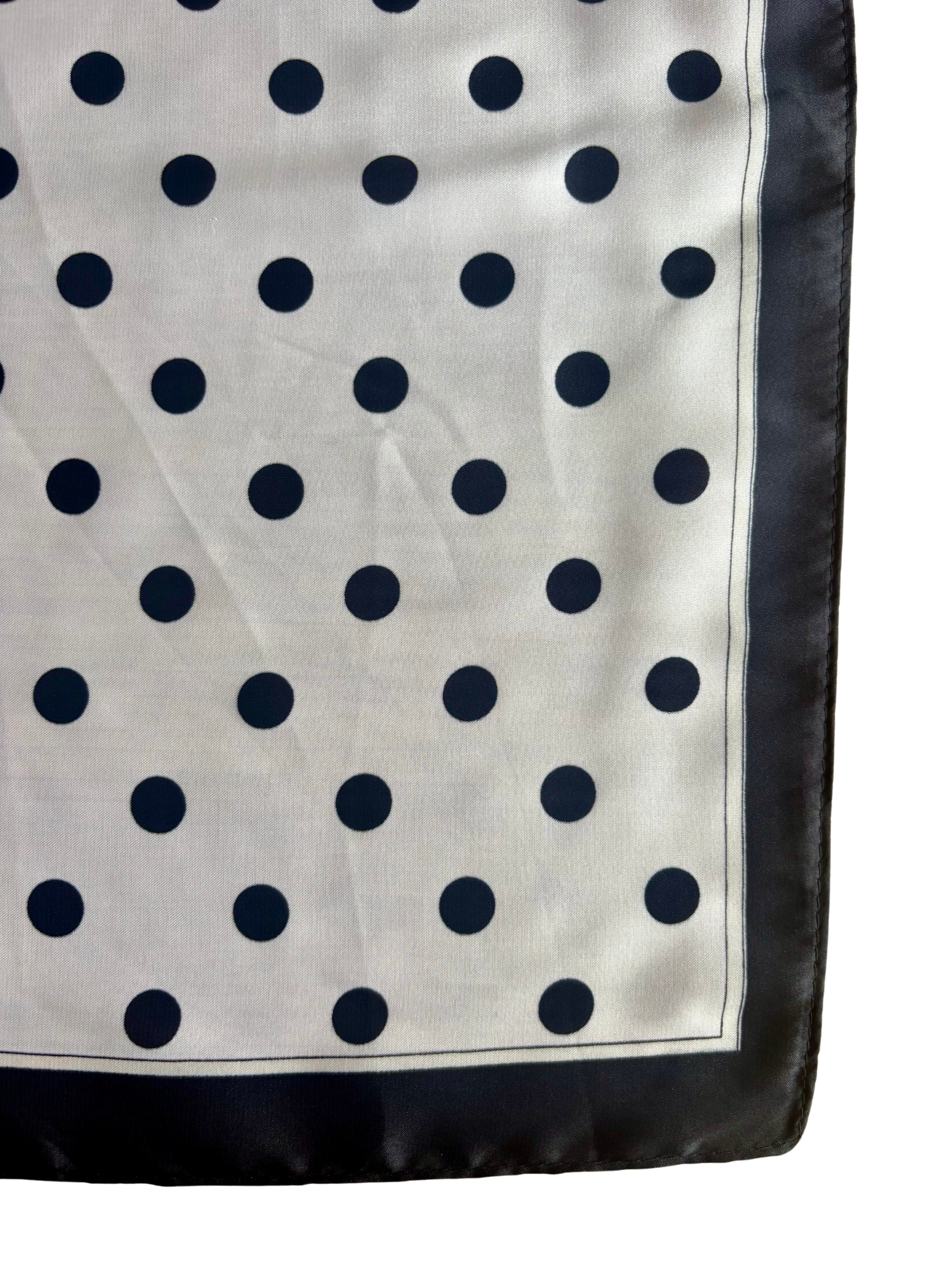 Foulard Alma - blanc et noir