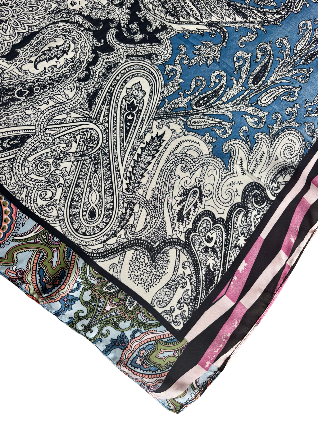Foulard Matignon - bleu