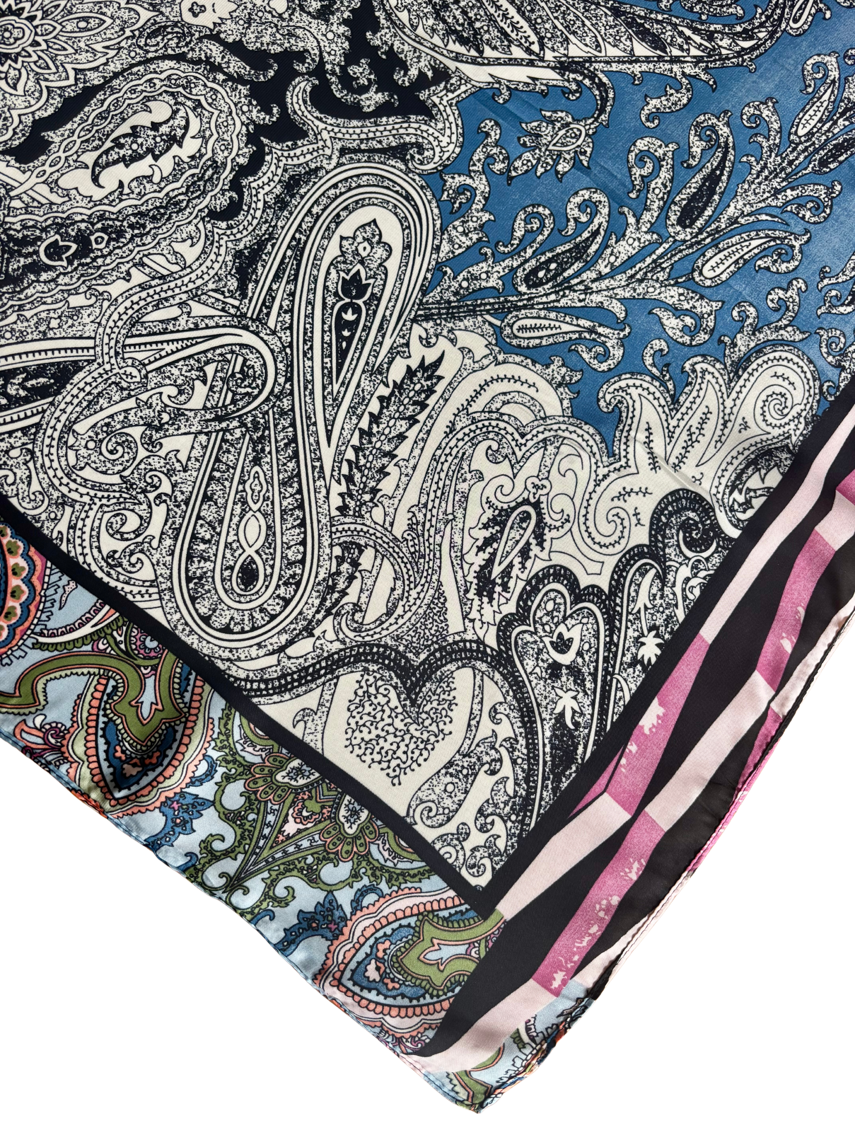 Foulard Matignon - bleu