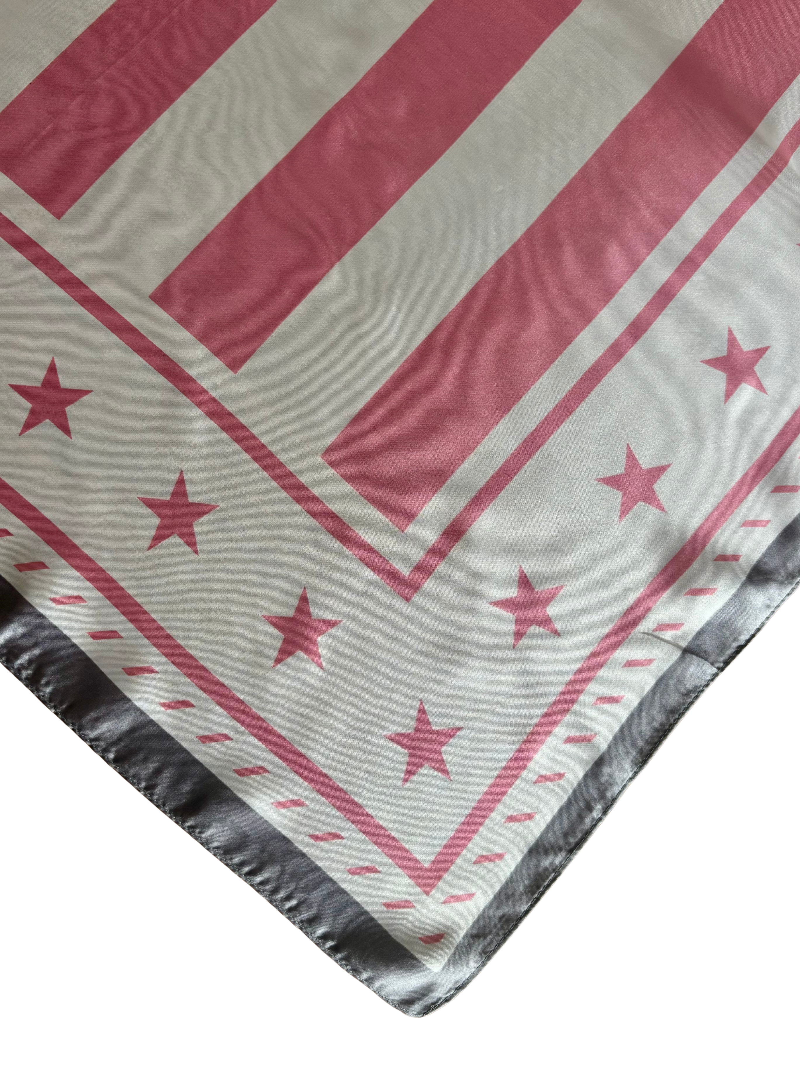 Foulard Renelagh - rose et gris