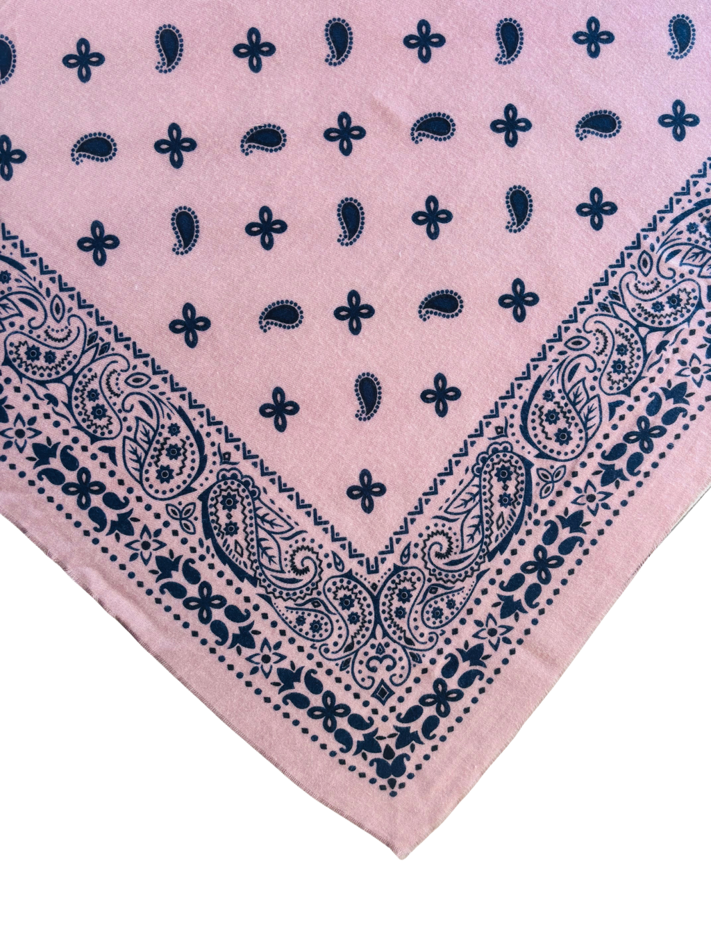 Bandana Cosy - vieux rose / marine
