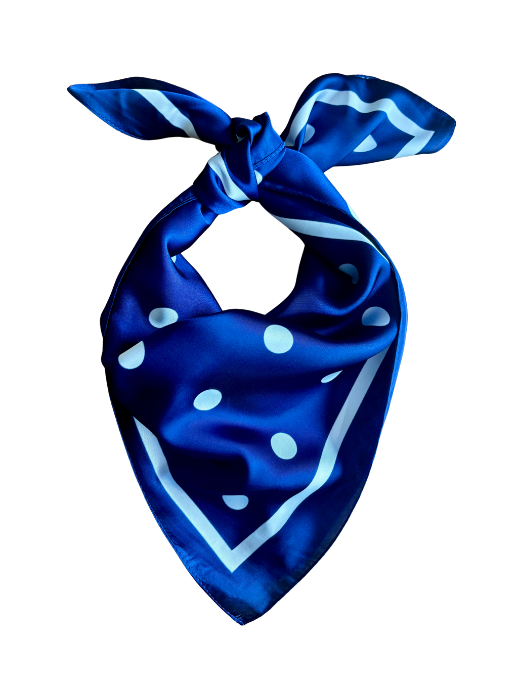Foulard Concorde - bleu nuit et blanc