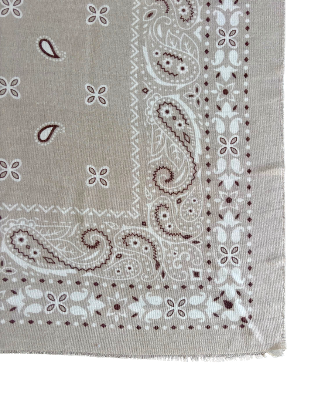 Bandana Cosy Beige / blanc