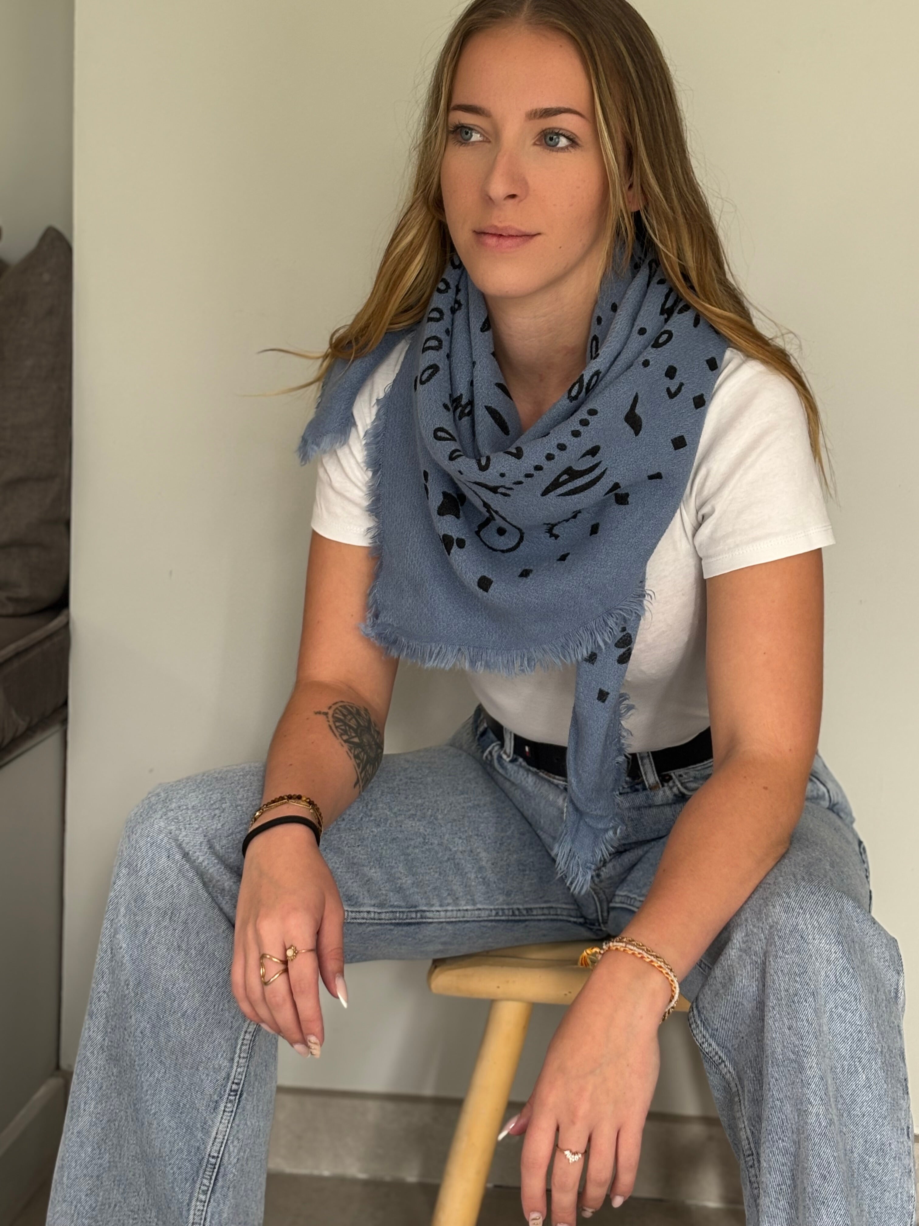 Bandana Horizon - bleu