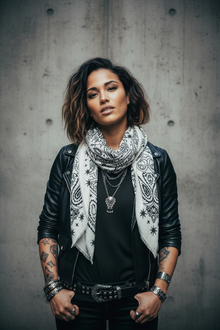 Bandana Équinoxe gris