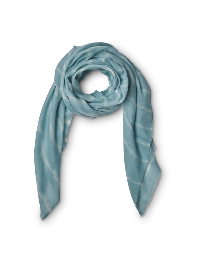 Echarpe Laine Bohemian Vert d'eau