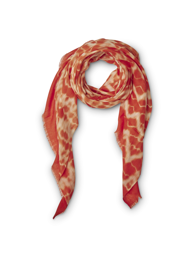 Echarpe Laine Bohemian Orange