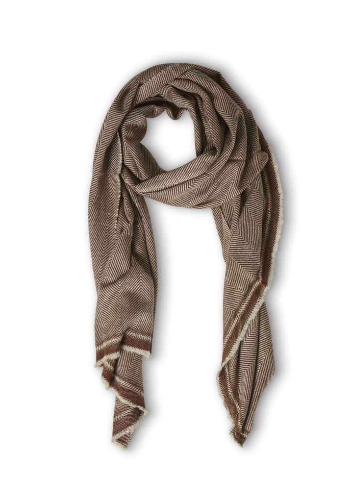 Echarpe Cachemire Sapinière Camel