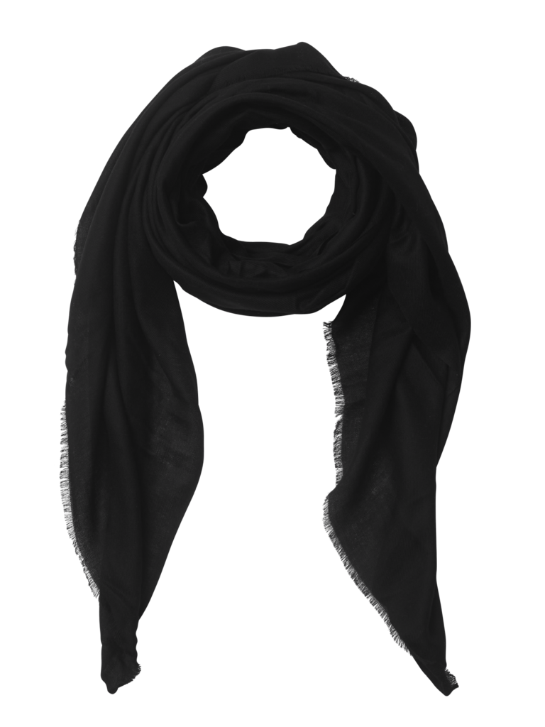 Écharpe cachemire Pacha Noir