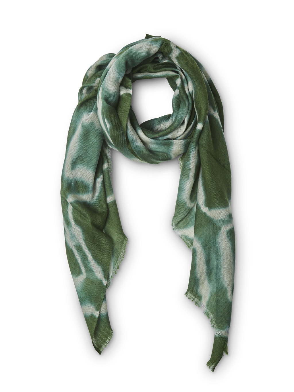 Echarpe Laine Bohemian Vert